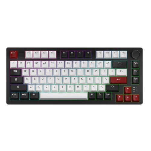 Bàn phím cơ gaming Dareu EK75 Pro | 3 Mode, TKL, Linear Switch, RGB, Black/Yellow, Hot swap