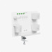 Bảng treo đồ Pegboard xoay HyperWork Omni Board PG03 | Trắng - 4