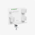 Bảng treo đồ Pegboard xoay HyperWork Omni Board PG03 | Trắng - 5