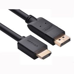 Cáp chuyển Displayport 1.2 to HDMI dài 5m hỗ trợ 4K/2K Ugreen 10204 - Bezon Buôn Ma Thuột