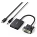 Cáp chuyển đổi VGA sang HDMI + Audio | 1080P@60Hz, Ugreen 50945 - 1