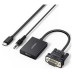 Cáp chuyển đổi VGA sang HDMI + Audio | 1080P@60Hz, Ugreen 50945 - 4