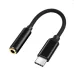 Cáp chuyển Type C (M) sang 3.5mm (F) Veggieg V-S103, 0.15m - 3