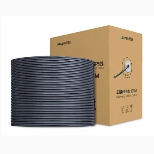 Cáp mạng Ugreen CAT5E U/UTP (60547) | Cuộn 305m, 8P8C, 24AWG, 350MHz, Xám