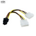 Cáp Nguồn Từ Cổng Ata Ra Cổng Vga 6 Pin (Cấp Nguồn Vga Có Nguồn Phụ 6 Pin) | Test 7 Ngày - 2
