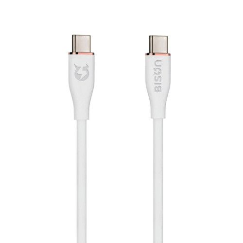 Cáp sạc nhanh Bison CB100 White | C to C, 60W, 1.2m