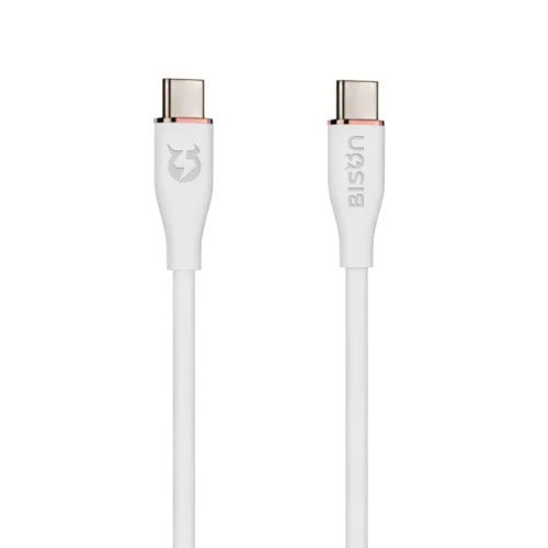 Cáp sạc nhanh Bison CB100 White | C to C, 60W, 1.2m