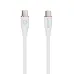Cáp sạc nhanh Bison CB100 White | C to C, 60W, 1.2m - 1