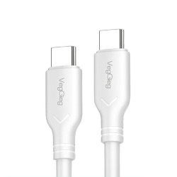 Cáp sạc nhanh Veggieg V-M001C 60W | USB C sang C, 1.2m - Bezon Buôn Ma Thuột