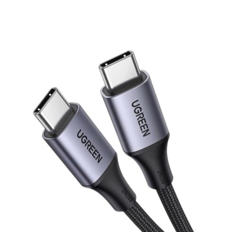 Cáp USB Type-C Đến Type-C 3.2 GEN2 Dài 1M Tốc Độ 10Gbps, Hỗ Trợ 4K@60Hz, PD 240W Ugreen 80150