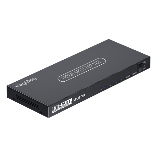 Bộ chia HDMI VEGGIEG VHD08 | Chia ra 8 cổng