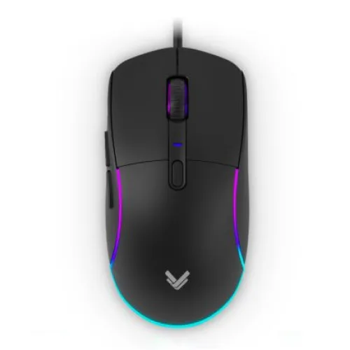 Chuột gaming VSP VM501 | Có dây, 7200 DPI, 115g, RGB, Đen