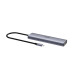 Bộ chuyển đổi đa cổng USB-C RAPOO (XD71) | USB-C to HDMI 4K 60Hz, 2 x USB-A 3.0, RJ45, SD/TF Card, PD - 2
