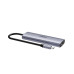 Bộ chuyển đổi đa cổng USB-C RAPOO (XD51) | USB-C to HDMI 4K 60Hz, 2 x USB-A 3.0, USB-C, PD - 1