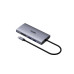 Bộ chuyển đổi đa cổng USB-C RAPOO (XD101) | USB-C to HDMI 4K 30Hz, USB-C, 3 x USB 3.0, VGA, Audio, RJ45, SD/TF Card - 1