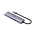 Bộ chuyển đổi đa cổng USB-C RAPOO (XD61) | USB-C to HDMI 4K 60Hz, 2 x USB-A 3.0, SD/TF Card, PD - 1