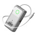 Củ sạc kiêm sạc dự phòng 3-in-1 Movespeed MSP13 | 35W, 10000mAh, Bạc - 4