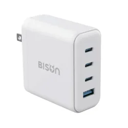 Củ sạc nhanh mini Bison BCH390 White GaN 100W - Bezon Buôn Ma Thuột