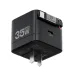 Củ sạc nhanh Movespeed MSA03 35W | Super GaN, Tích hợp Type C, Đen - 1
