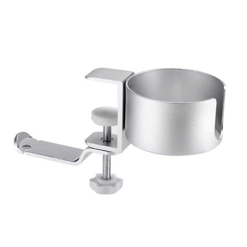 Giá đỡ cốc kẹp bàn Ergotek E525 - Bạc | Hợp kim nhôm, tích hợp móc treo
