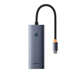 Hub chuyển đổi Type C Baseus Ultra Joy Series 6-Port HUB AIR Space Grey - Bezon Buôn Ma Thuột