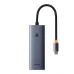 Hub chuyển đổi Type C Baseus Ultra Joy Series 6-Port HUB AIR Space Grey - 1
