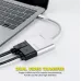 HUB mở rộng kết nối Micropack USB C to 4 Ports VGA Adapter | Silver (MDC-4V-SL) - 3