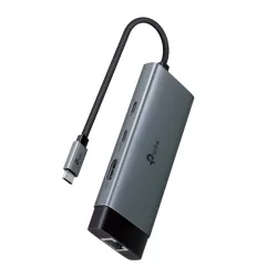 Hub USB Type-C 6 cổng (6 in 1) TP-Link (UH6120C) | 1× HDMI 4K 60Hz, 1× PD 100W, 1× RJ45 1000Mbps, 2x USB-A 3.0, 1x USB-C 3.0 - Bezon Buôn Ma Thuột