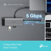 Hub USB Type-C 5 cổng (5 in 1) TP-Link (UH5020C) | 1× HDMI 4K 60Hz, 1× PD 100W, 2x USB-A 3.0, 1x USB-C 3.0 - 5