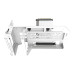 Khung dựng VGA Cooler Master V3 - Trắng | Kèm Riser PCIe 4.0 - 4