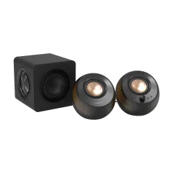 Loa Creative Pebble X Plus | Bluetooth, RGB, Đen (51MF0495AA000) - Bezon Buôn Ma Thuột