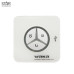 Nút Nguồn Lớn Waka – Vuông Cao Cấp (Vặn) (2 USB + Audio + Power + Led) - 2