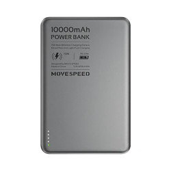Sạc dự phòng từ tính Movespeed W10 | 10000mAh, 20W, Đen - Bezon Buôn Ma Thuột