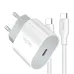 Bộ sạc nhanh Veggieg V-M101 PD20W + Cáp Type C 1.2M (Chuẩn EU) - 3