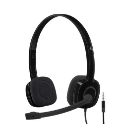 Tai nghe Logitech H151 STEREO | Có dây, On-ear, Đen - Bezon Buôn Ma Thuột