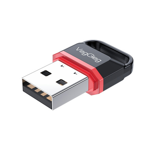 USB nhận Bluetooth 5.0 VEGGIEG VUB502 | Red Black