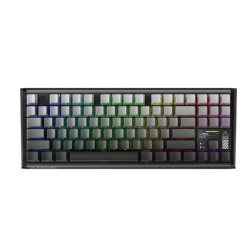 Bàn phím cơ gaming Machenike K600E B87W | 3 Mode, TKL, Linear Switch, RGB, PrintedGrey
