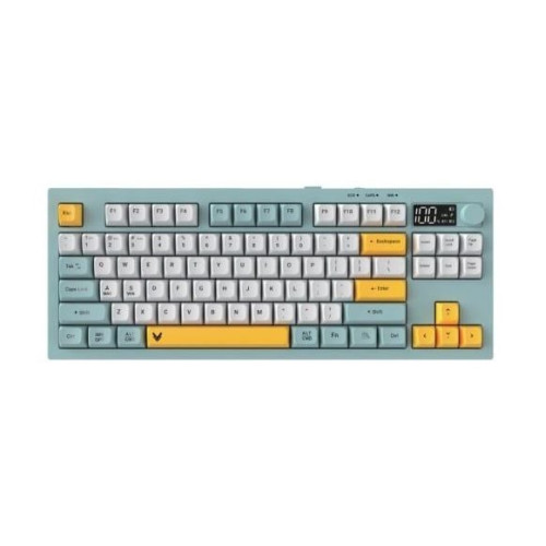 Bàn Phím Giả Cơ Không Dây VSP VK84 Plus| 3 Mode, Min-White-Yellow (KM04-VK84PL0164)