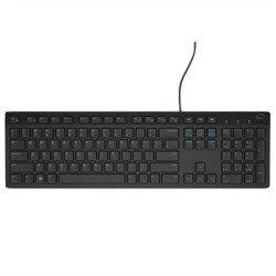 Bàn phím văn phòng Dell KB216 Black | Plunger, Full-size, USB