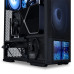 Thùng máy Lian Li Lancool 207 Black (CASELL207DX) | ATX, Kèm sẵn 4 Fan, LCD 6 inch
