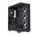 Thùng máy EINAREX Prisma S700 RGB F-ATX (Kèm Sẵn 4F ARGB) | Kính cường lực, USB 3.2 Type-C Gen 2, Đen