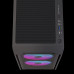 Thùng máy EINAREX PM150 RGB M-ATX | Kèm 3 Fan ARGB, Kính cường lực, Đen