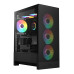 Thùng máy Gamdias Aura GC15 ARGB F-ATX (Kèm sẵn 4 Fan ARGB) | Mid Tower, Kính cường lực, Đen
