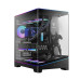 Thùng máy Gamdias Atlas P6 CG (Kèm sẵn 4 Fan ARGB) | F-ATX, Mid Tower, Kính cường lực, Đen