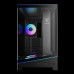 Thùng máy Gamdias Atlas P6 CG (Kèm sẵn 4 Fan ARGB) | F-ATX, Mid Tower, Kính cường lực, Đen