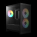 Thùng máy Gamdias Aura GC15M ARGB M-ATX (Kèm Sẵn 3 Fan ARGB) | Micro Tower, Kính cường lực, Đen