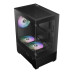 Thùng máy Gamdias Aura GC9M Elite ARGB M-ATX (Kèm Sẵn 3F ARGB) - Đen