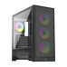 Thùng máy Linktech Bahamut 4Fa Full ATX Gaming (Kèm Sẵn 4F Argb) - Đen