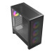 Thùng máy Linktech Bahamut 4Fa Full ATX Gaming (Kèm Sẵn 4F Argb) - Đen