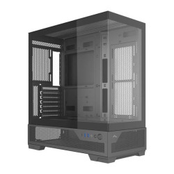 Thùng máy hồ cá E-DRA ECS1303H | Micro-ATX, Mặt kính cường lực, Hỗ trợ 5 Fan, Trắng